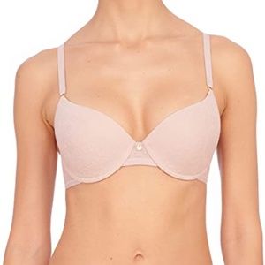 Natori Sheer Jacquard Honey Blush 34B
